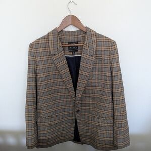 J. Crew NALYA Willa Plaid Blazer Wool Blend 16